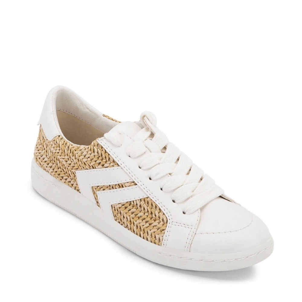 Dolce Vita White and Tan Sneakers